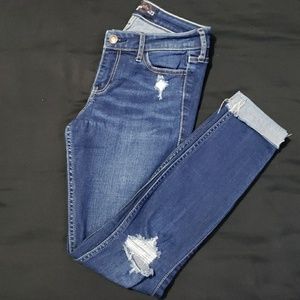 Hollister ripped jeans